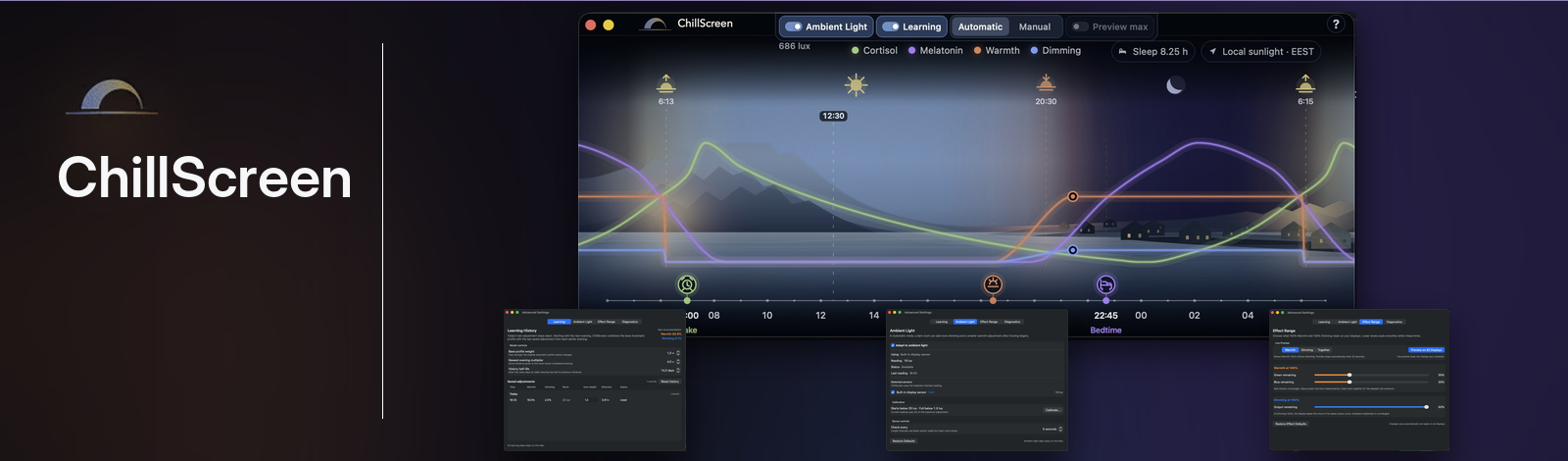 ChillScreen Daily Cycle and Advanced Settings
